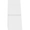 Ekena Millwork Richland Architectural Grade PVC Gable Bracket, 36"W x 13 1/2"H x 6"D x 6"F, 9/12 Pitch GBP036X14X0606RIC00 - alternate 2